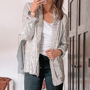 sequin blazer